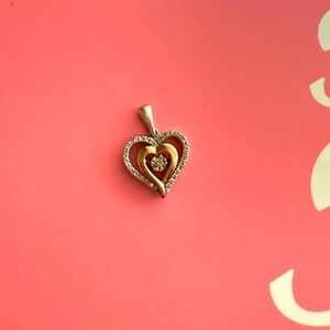 Elegant Gold Heart Pendant